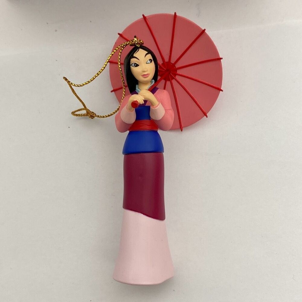 Disney Multicolor Mulan Grolier President's Edition Collectible Ornament Christm